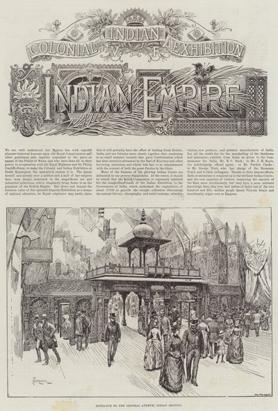 Colonial and Indian Exhibition, the Indian Empire by Amedee Forestier